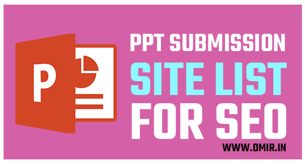 ppt submission site list 2019